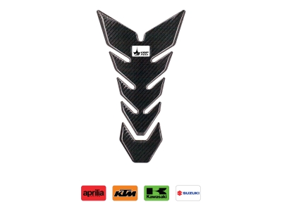 Aprilla, KTM, Kawasaki, Suzuki ile Uyumlu Kaydırmaz Karbon Tank Pad GC05