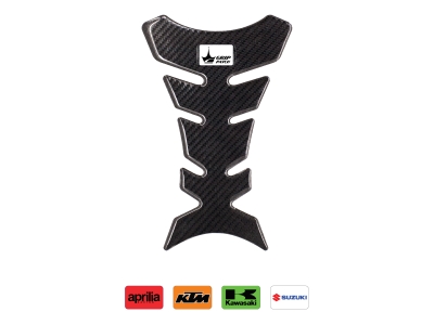 Aprilla, KTM, Kawasaki, Suzuki ile Uyumlu Kaydırmaz Karbon Tank Pad GC08