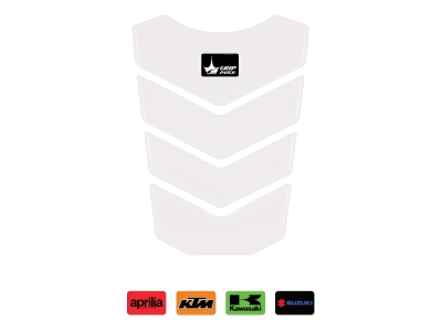Aprilla, KTM, Kawasaki, Suzuki ile Uyumlu Kaydırmaz Şeffaf Tank Pad GT02
