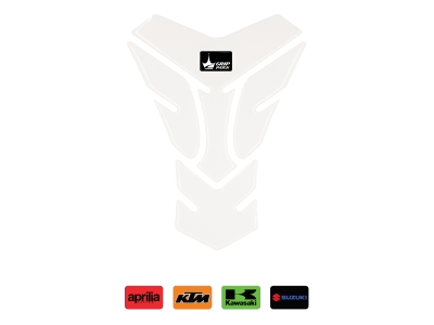 Aprilla, KTM, Kawasaki, Suzuki ile Uyumlu Kaydırmaz Şeffaf Tank Pad GT06