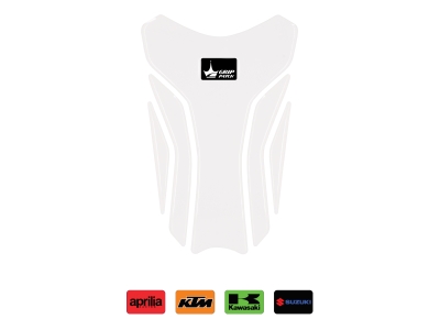 Aprilla, KTM, Kawasaki, Suzuki ile Uyumlu Kaydırmaz Şeffaf Tank Pad GT07