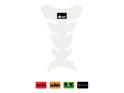 Aprilla, KTM, Kawasaki, Suzuki ile Uyumlu Kaydırmaz Şeffaf Tank Pad GT08
