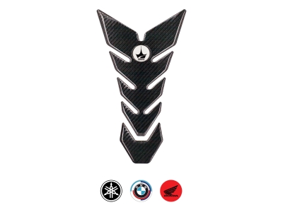 Yamaha, BMW, Honda ile Uyumlu Kaydırmaz Karbon Tank Pad GC05