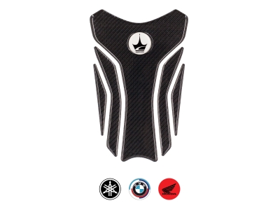 Yamaha, BMW, Honda ile Uyumlu Kaydırmaz Karbon Tank Pad GC07