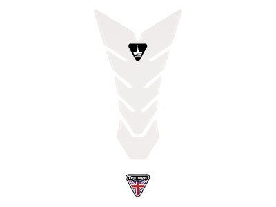 Triumph ile Uyumlu Kaydırmaz Şeffaf Tank Pad GT05