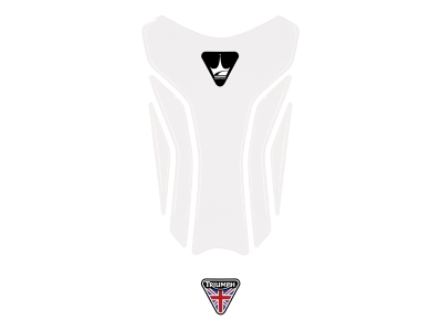 Triumph ile Uyumlu Kaydırmaz Şeffaf Tank Pad GT07