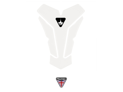 Triumph ile Uyumlu Kaydırmaz Şeffaf Tank Pad GT09