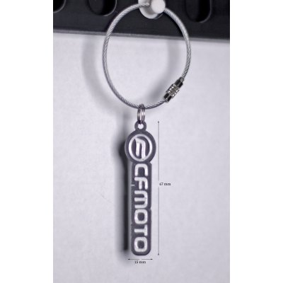 3D BASKI GRİ CFMOTO FİLAMENT ANAHTARLIK