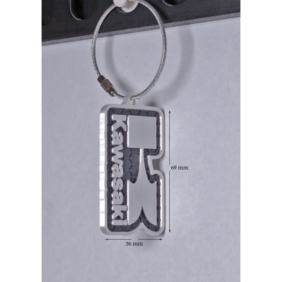 3D BASKI GRİ KAWASAKİ FİLAMENT ANAHTARLIK