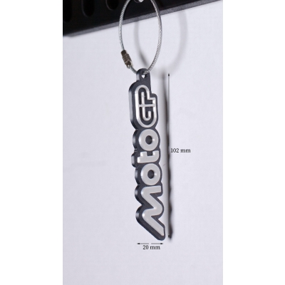 3D BASKI GRİ MOTOGP FİLAMENT ANAHTARLIK