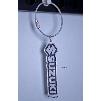 3D BASKI GRİ SUZUKİ FİLAMENT  ANAHTARLIK