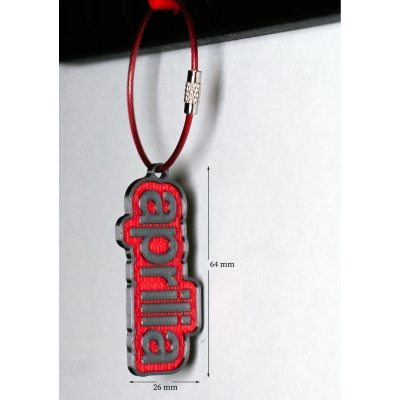 3D BASKI KIRMIZI APRİLİA FİLAMENT ANAHTARLIK