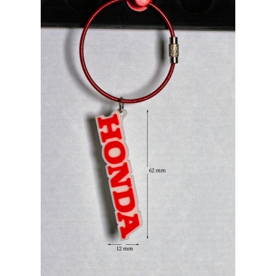 3D BASKI KIRMIZI HONDA FİLAMENT ANAHTARLIK