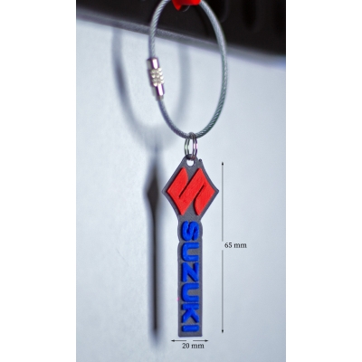 3D BASKI MAVİ SUZUKİ FİLAMENT ANAHTARLIK