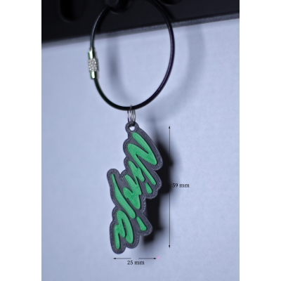 3D BASKI NİNJA FİLAMENT ANAHTARLIK