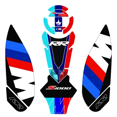 BMW S1000RR (2023-2025) 12 Parça Tank Pad Seti GC43-5