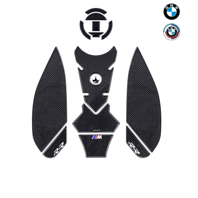 BMW S1000RR 2023-2025 ile Uyumlu Full Depo Koruma 6D Karbon Tank Pad