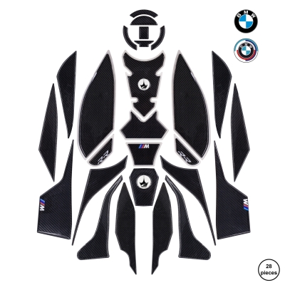 BMW S1000RR 2024-2025 ile Uyumlu Ultimate Kaydırmaz 28 Parça Tank Pad Seti GTC05