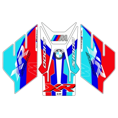 BMW S1000XR (2023) 6 Parça  Renkli Tank Pad Seti GC44-1