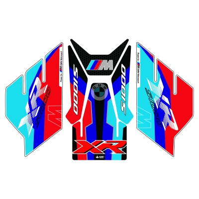 BMW S1000XR (2023) 6 Parça Renkli Tank Pad Seti GC44-2