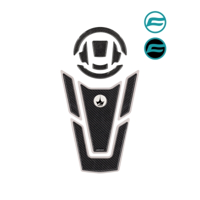 CF-650/MT DEPO VE DEPO KAPAĞI ULTIMATE 6D KARBON KAYDIRMAZ TANK PAD CFDKS01