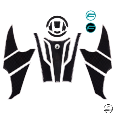 CF 800 MT 2025 ile Uyumlu Ultimate Kaydırmaz 17 Parça Tank Pad Seti GTC04