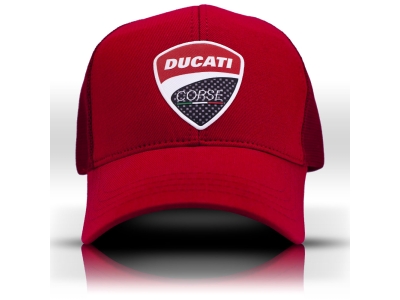 Ducati Corse Fileli Kırmızı Beyzbol Şapka Unisex