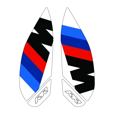 Grippatch Bmw S1000RR-M1000RR (2023-2025) Uyumlu Renkli Yan Tank Pad GC43-Y1