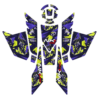 Grippatch CF MOTO 250 NK (2023) Uyumlu 15 Parça Tank Pad Seti GC17-R2