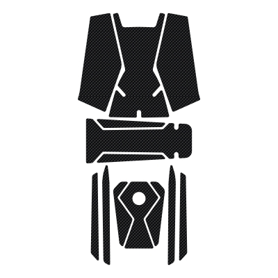 Grippatch HONDA - ADV350 (2024) Uyumlu 14 Parça 6D Karbon Tank Pad GC29-DK