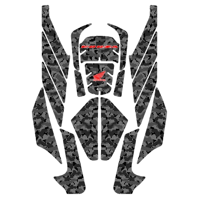 Grippatch - Honda Forza 250 (2025) Uyumlu Tank Pad Seti -GC20-R3