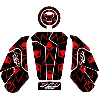 Grippatch Honda Hornet 750 (2025) Uyumlu Tank Pad Set - GC42-K