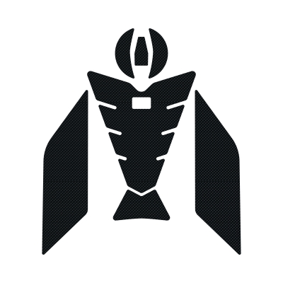 Grippatch Kawasaki ZX-4RR (2025) Uyumlu Kaydırmaz 6D Karbon 8 Parça Tank Pad Seti GC50