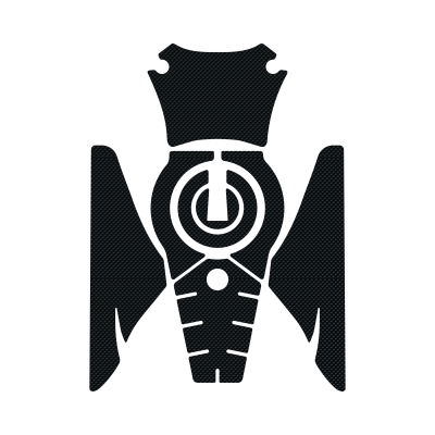 Grippatch Yamaha Tmax Techmax (2024) Uyumlu 9 Parça 6D Karbon Tank Pad Seti