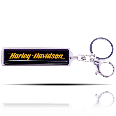 Harley-Davidson Siyah Sarı Anahtarlık