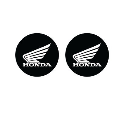 Honda 5×5 cm Premium Damla Logo – 2’li Poliüretan 3D Logo-Amblem Seti