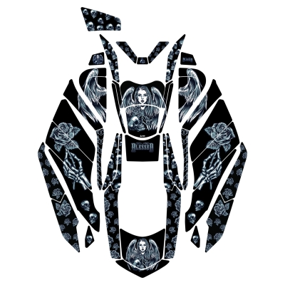 Honda PCX 125 (2025) Uyumlu 43 Parça Renkli Tank Pad Seti GC40-R1