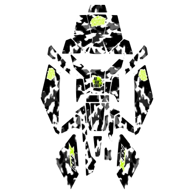 Honda X-ADV (2025) ile Uyumlu Renkli Tank Pad Seti 33 Parça GC53-3
