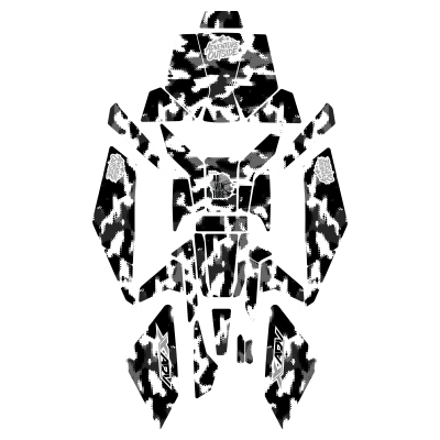 Honda X-ADV (2025) ile Uyumlu Renkli Tank Pad Seti 33 Parça GC53-4
