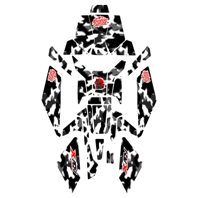 Honda X-ADV (2025) ile Uyumlu Renkli Tank Pad Seti 33 Parça GC53-5