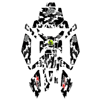 Honda X-ADV (2025) ile Uyumlu Renkli Tank Pad Seti 33 Parça GC53-6