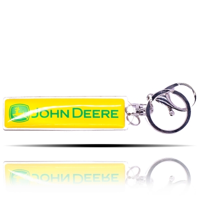 John Deere Logolu Sarı Yeşil Anahtarlık