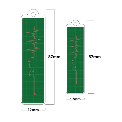 Motor And Ritim Poliüretan Damla Anahtarlık (2 Adet)