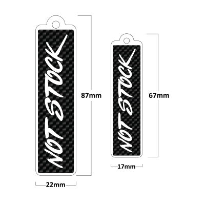 Not Stock Poliüretan Damla Anahtarlık ( 2 Adet)