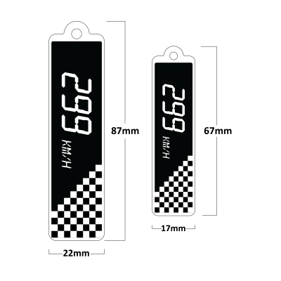 299Km Poliüretan Damla Anahtarlık (2 Adet)