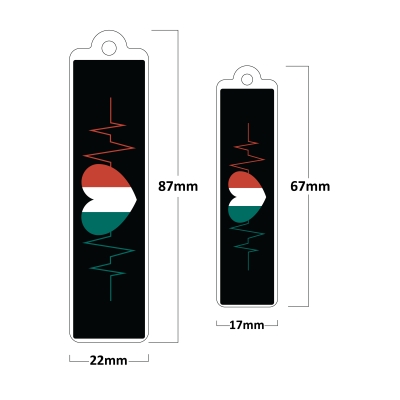 Italy Ritim Poliüretan Damla Anahtarlık (2 Adet )