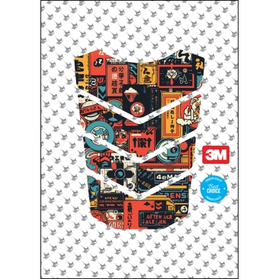 Universal Renkli Tank Pad (R-U-2) – Çizilme Koruyucu, Kaydırmaz Tank Ped, Evrensel Uyumlu