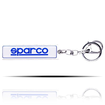 Sparco Logolu Beyaz Anahtarlık
