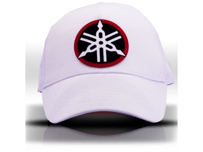 Yamaha Logolu Fileli Beyaz Beyzbol Şapka Trucker Cap