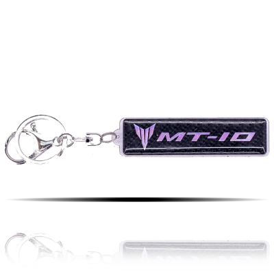 YAMAHA MT 10 5D KARBON FİBER ÜZERİ HOLOGRAM BASKILI ANAHTARLIK